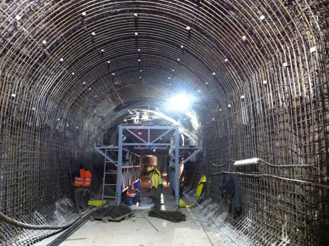 Construction phase 1 - tunnel works