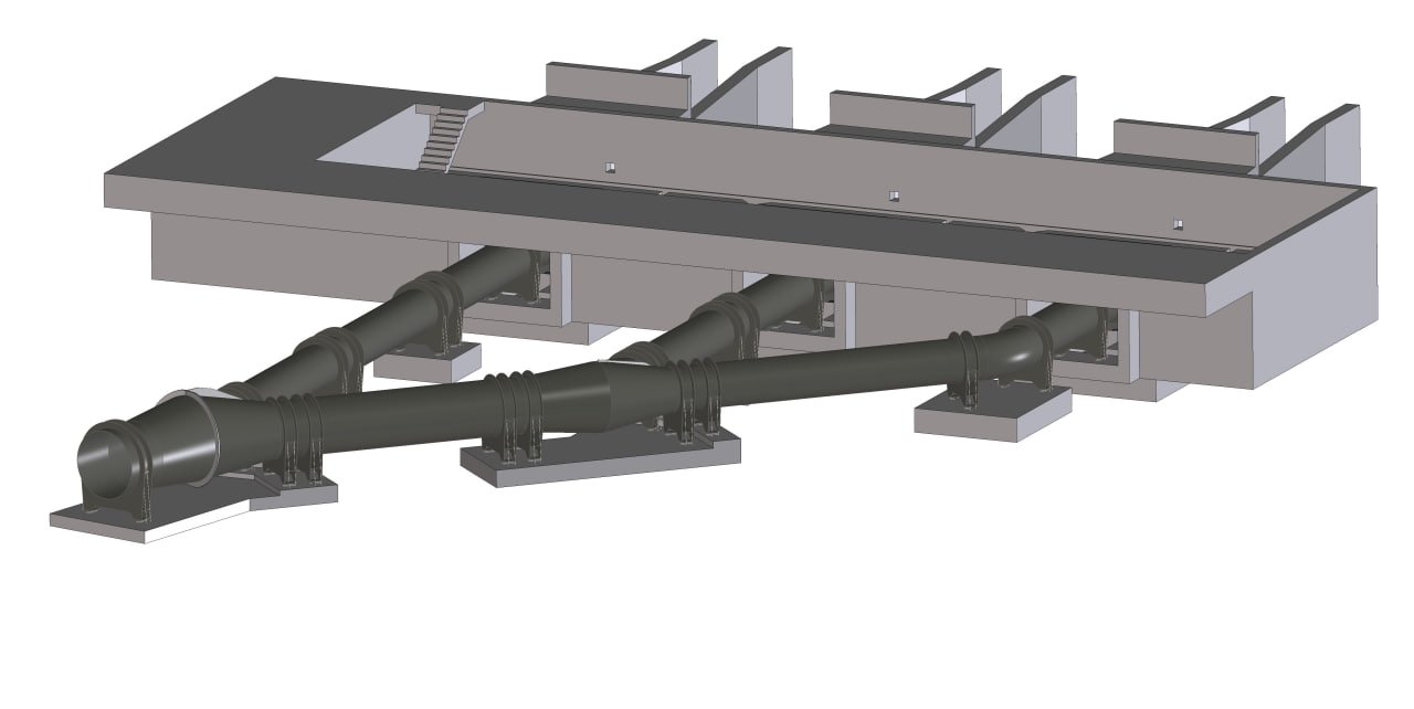 Construction phase 2 - hydraulic layout