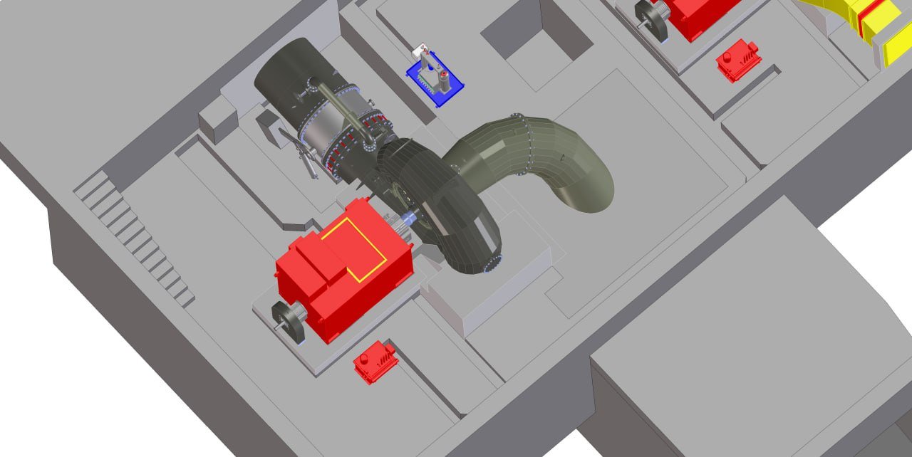 Construction phase 4 - turbine detail