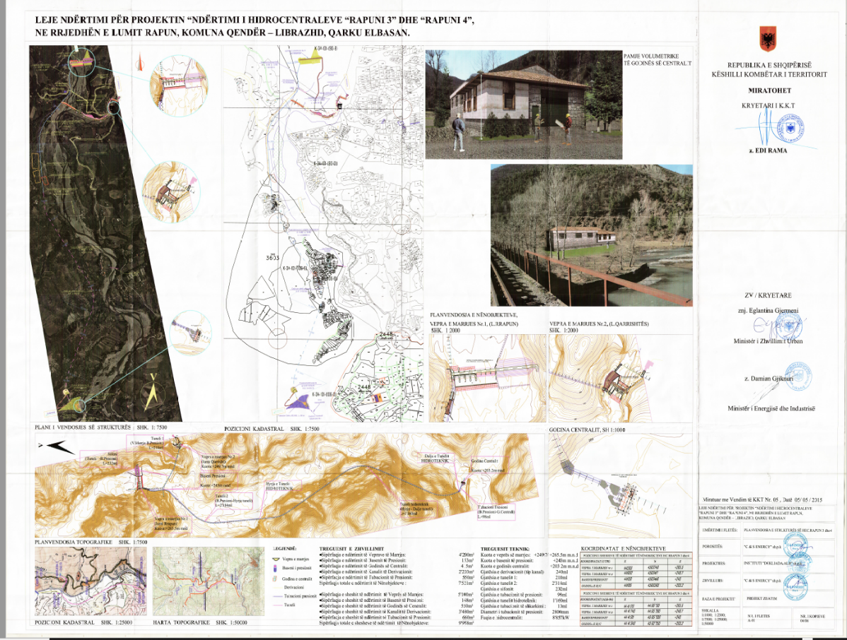 Rapun 3 and 4 map and technical layout